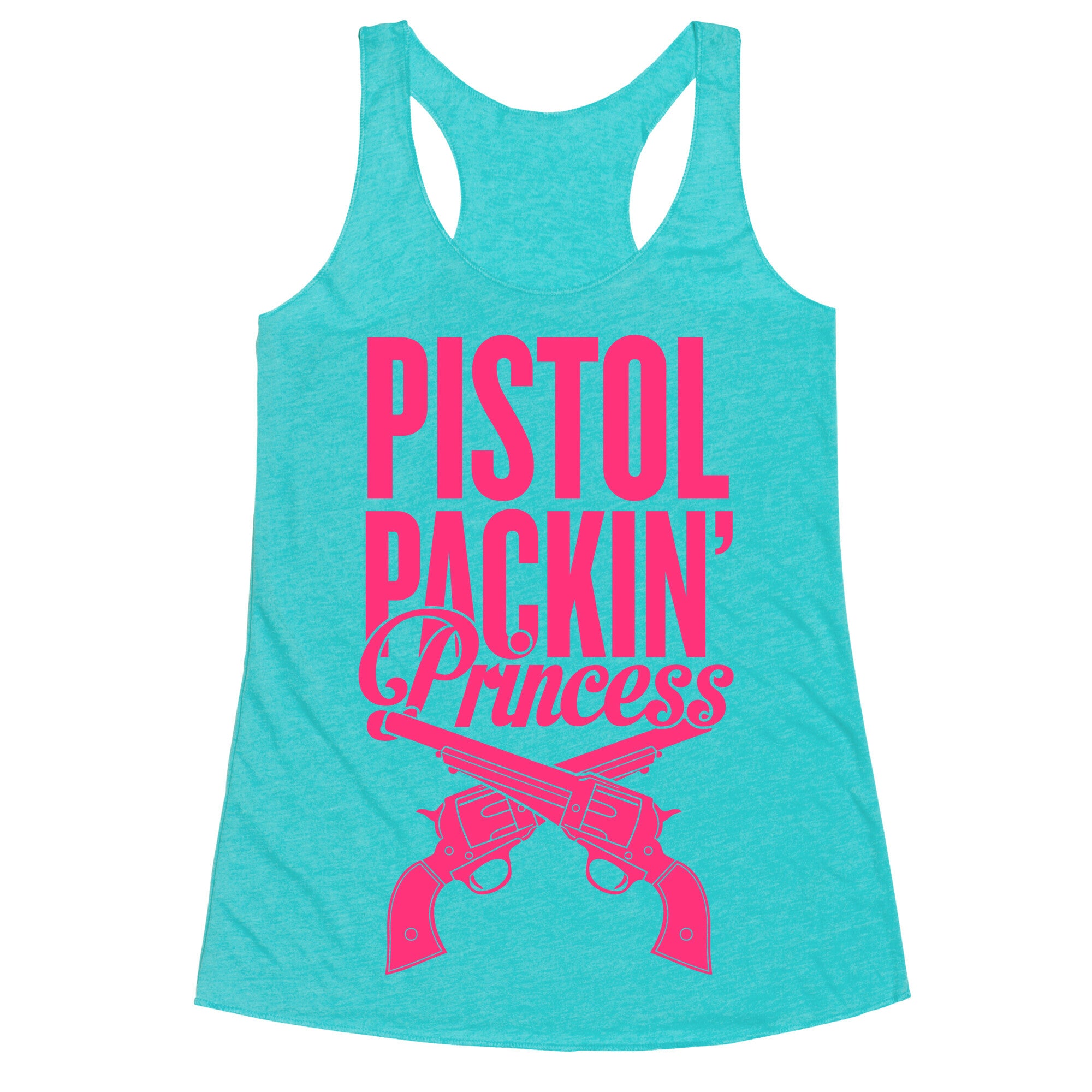 Pistol Packin' Princess Racerback Tank